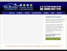 Tablet Screenshot of mcbrideservice.net